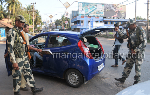 Security tightened in Mangalore